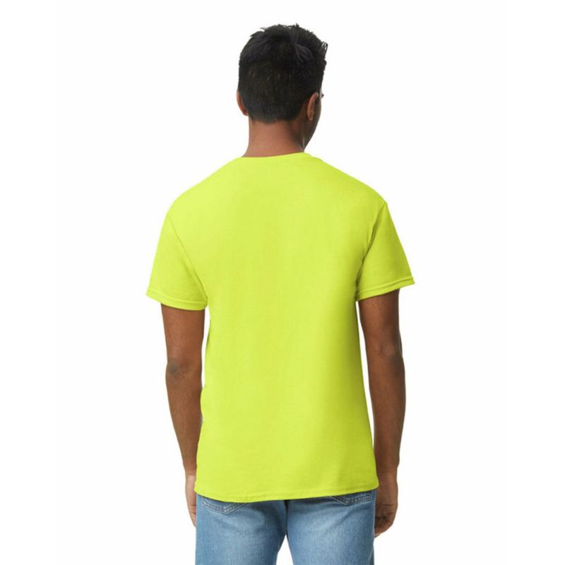 Camiseta Gildan G5000 Verde de Seguridad Pack de 3 Talla 3X‑Large
