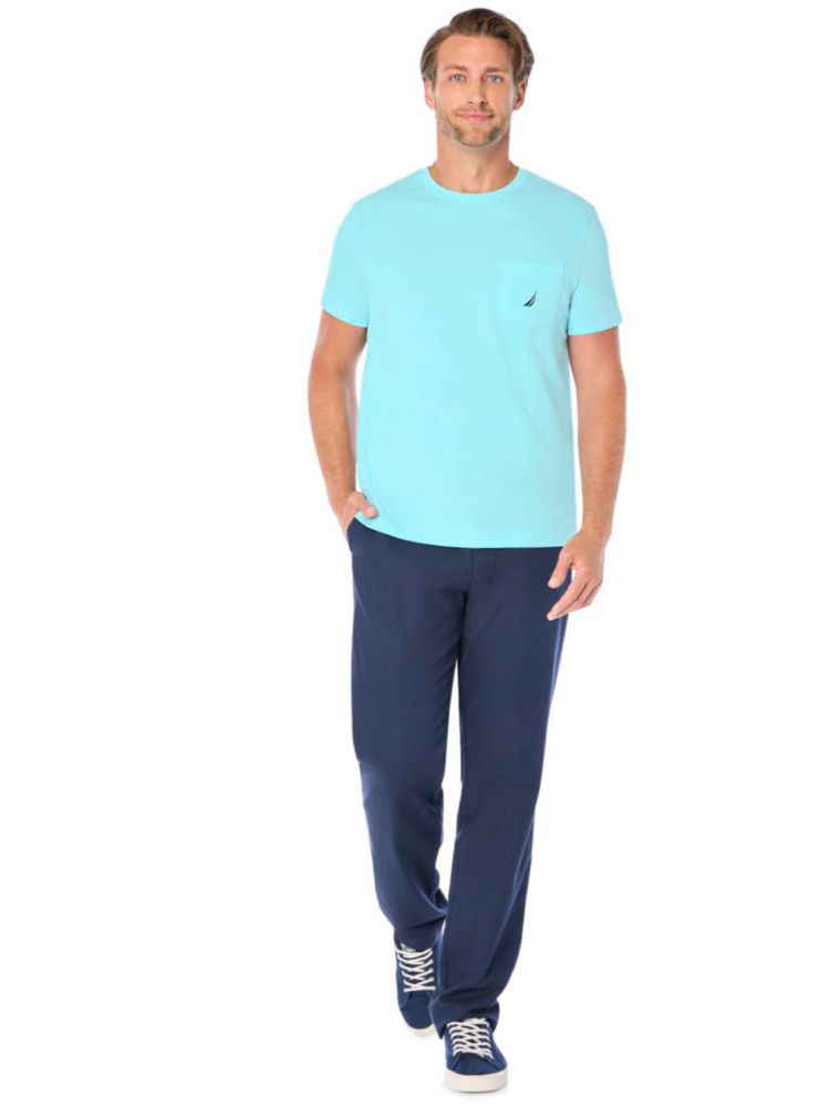 Camiseta Nautica XXL Azul Aqua Brillante