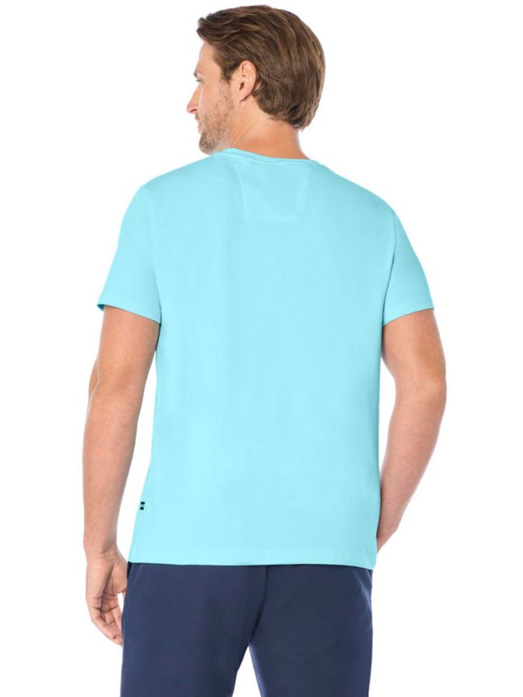 Camiseta Nautica XXL Azul Aqua Brillante