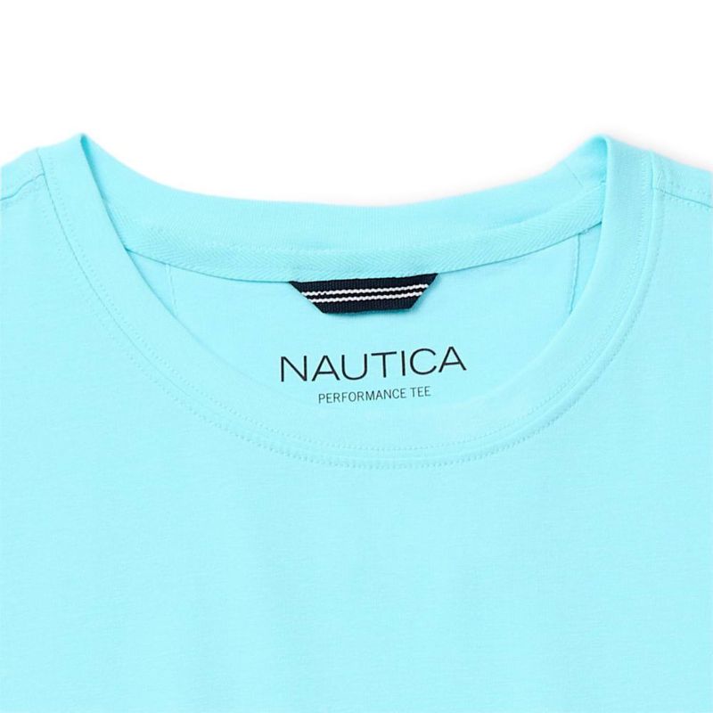 Camiseta Nautica XXL Azul Aqua Brillante