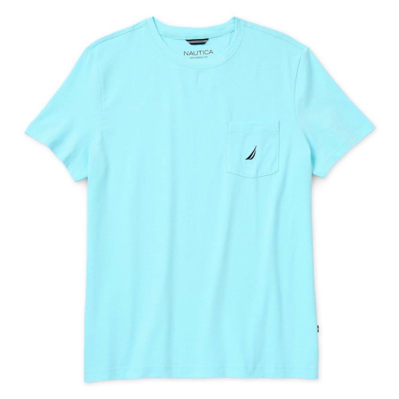 Camiseta Nautica XXL Azul Aqua Brillante