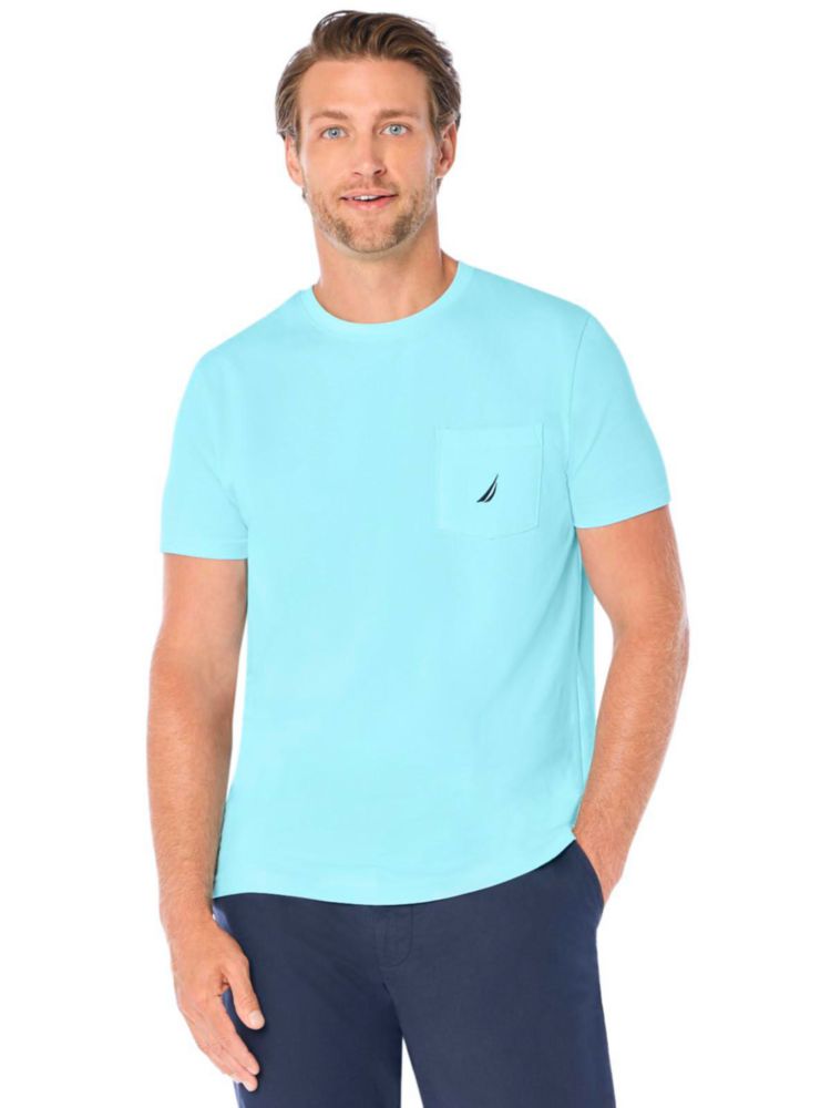 Camiseta Nautica XXL Azul Aqua Brillante
