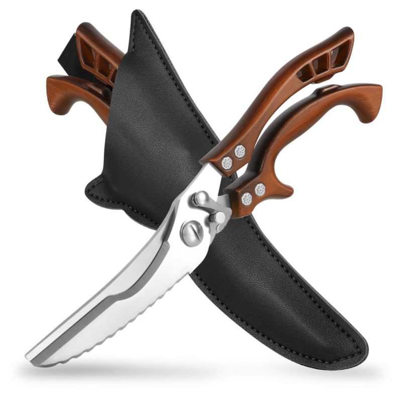 Tijeras de cocina ANDONG 25 cm acero inoxidable con resorte
