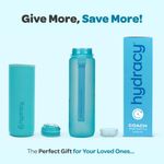 Botella de Agua Hydracy 500 ml con Marcador de Tiempo e Infusor de Frutas