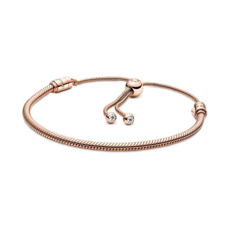 Pulsera PANDORA 28 cm Cadena Serpente Deslizante