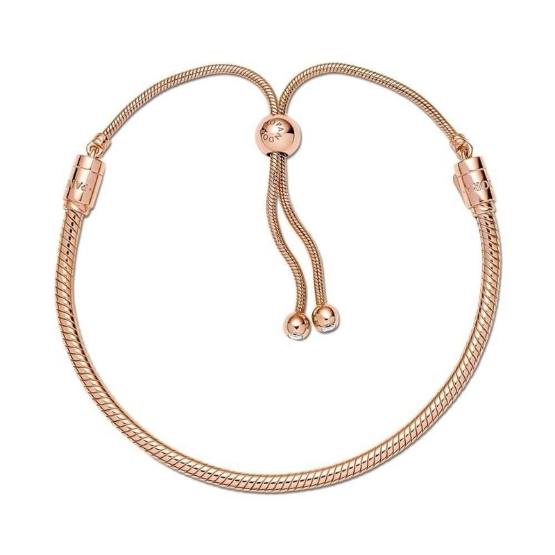 Pulsera PANDORA 28 cm Cadena Serpente Deslizante
