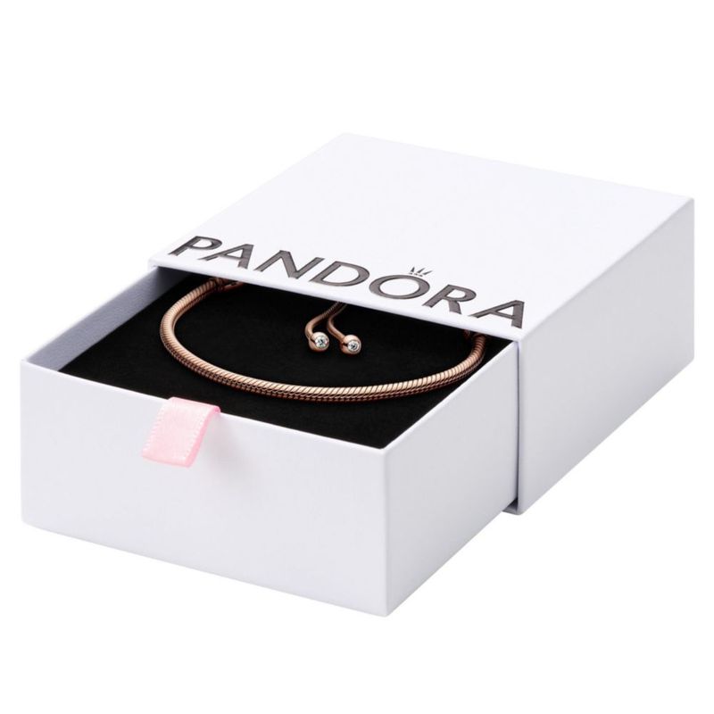 Pulsera PANDORA 28 cm Cadena Serpente Deslizante