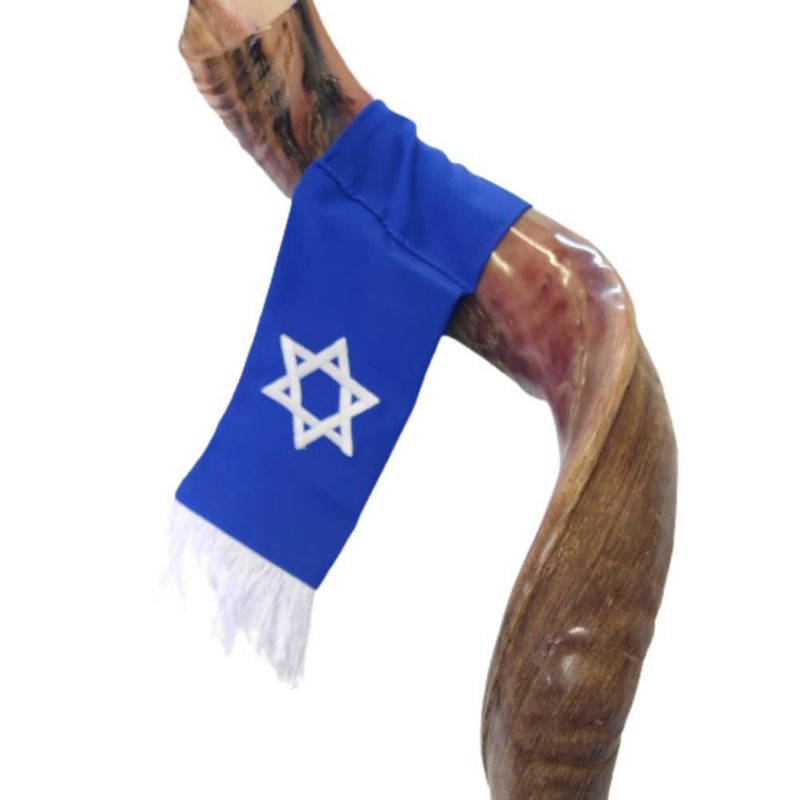 Shofar PROSHOFAR 25-30 cm Cuerno con Bandera Decorativa