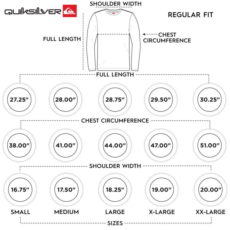 Camiseta de natación Quiksilver UPF 50 de manga larga azul Ensign