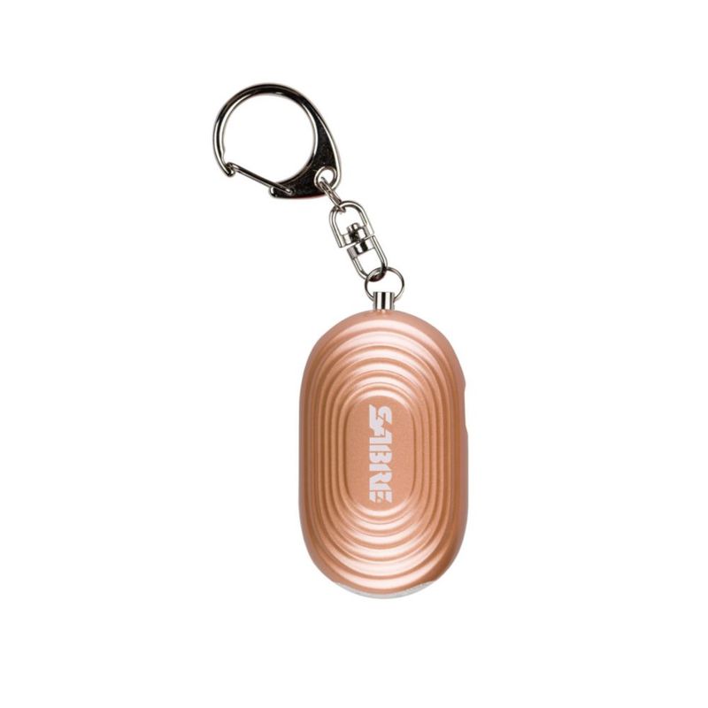 Alarma personal SABRE 130 dB 381 m LED con gancho de enganche