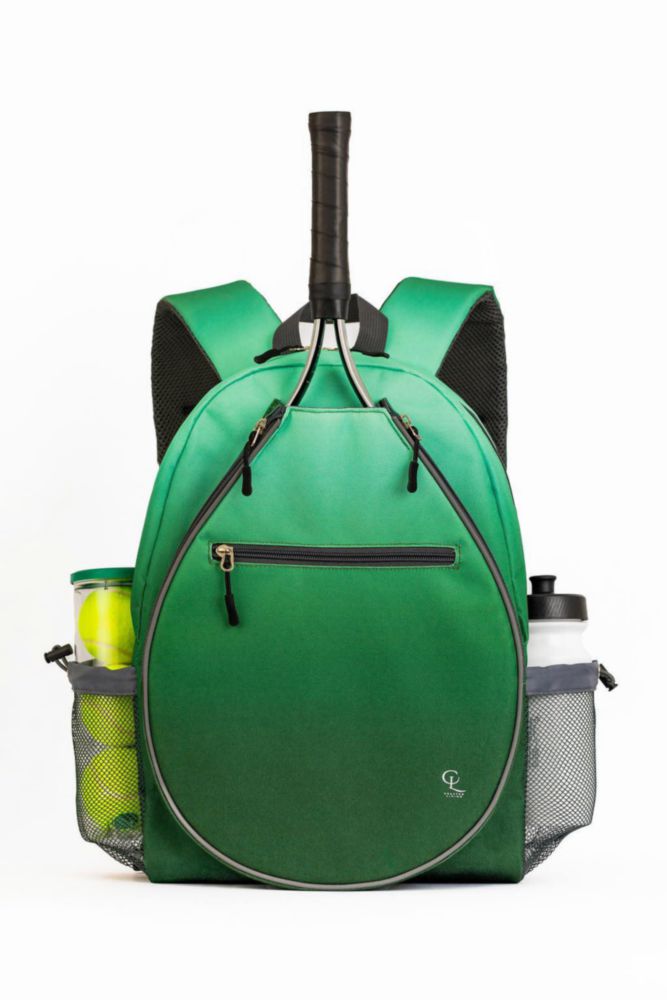 Mochila de Tenis Crafted Living de 46 cm con Compartimento Verde para Zapatos