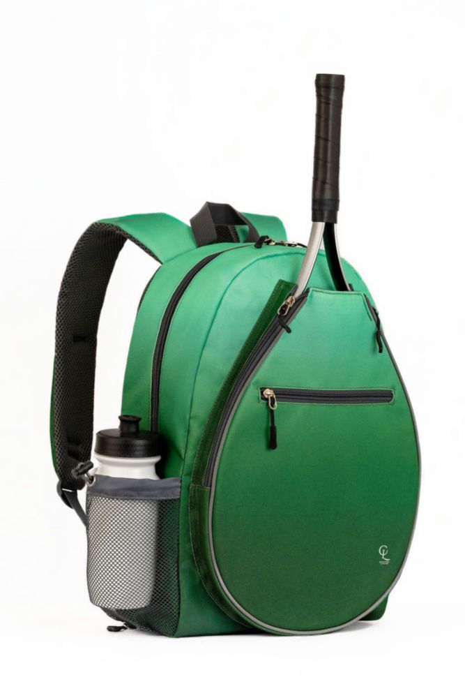 Mochila de Tenis Crafted Living de 46 cm con Compartimento Verde para Zapatos