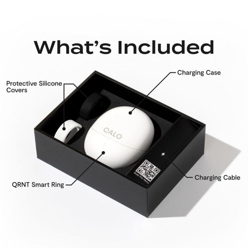 Anillo Inteligente QALO SR-1 Plata Talla 06 Rastreador de Fitness