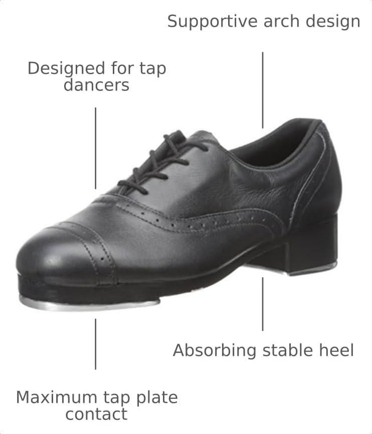 Zapatos de claqué Bloch Jason Samuels Smith para mujer talla 6 M US negro
