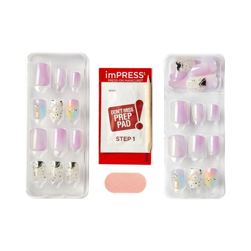 Uñas postizas imPRESS Premium Sweet Life - 30 unidades