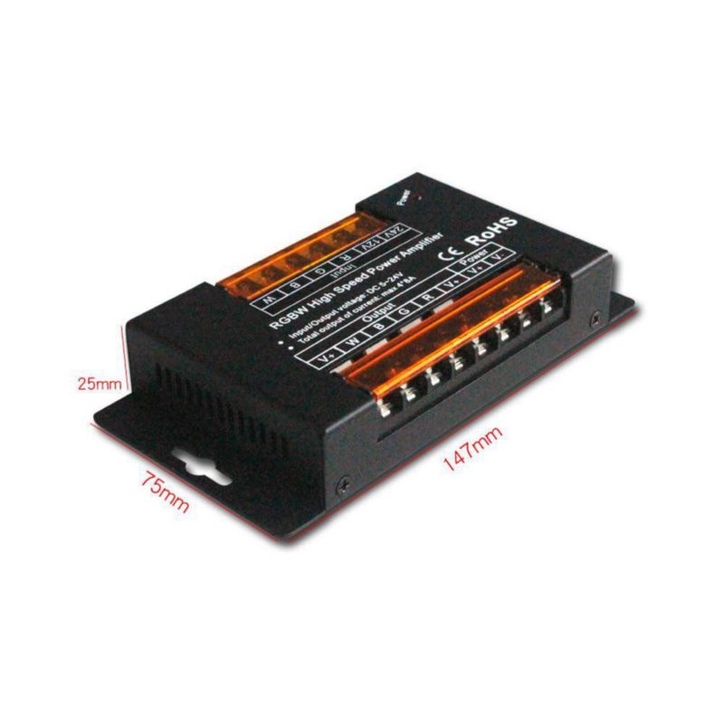 Amplificador de potencia GLC 32A 4CH RGBW/RGB 5V-24V