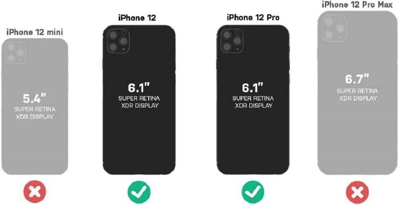 Funda OtterBox Symmetry Clear+ con MagSafe para iPhone 12/Pro