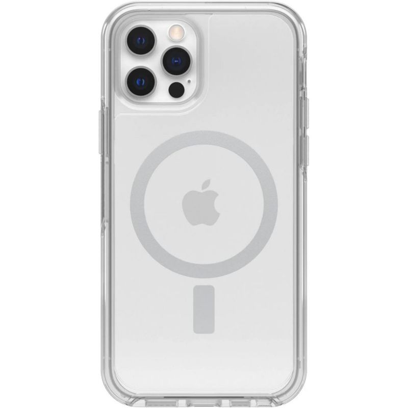 Funda OtterBox Symmetry Clear+ con MagSafe para iPhone 12/Pro