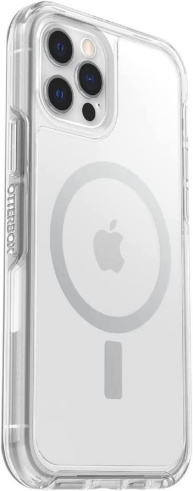 Funda OtterBox Symmetry Clear+ con MagSafe para iPhone 12/Pro