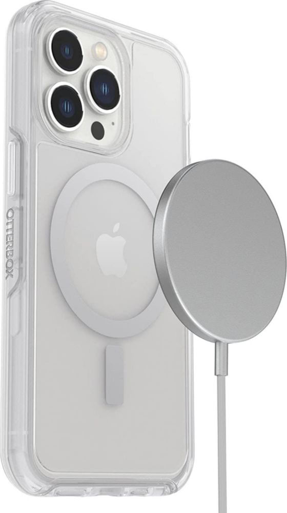 Funda OtterBox Symmetry Clear+ con MagSafe para iPhone 12/Pro