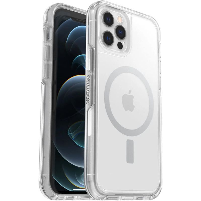 Funda OtterBox Symmetry Clear+ con MagSafe para iPhone 12/Pro