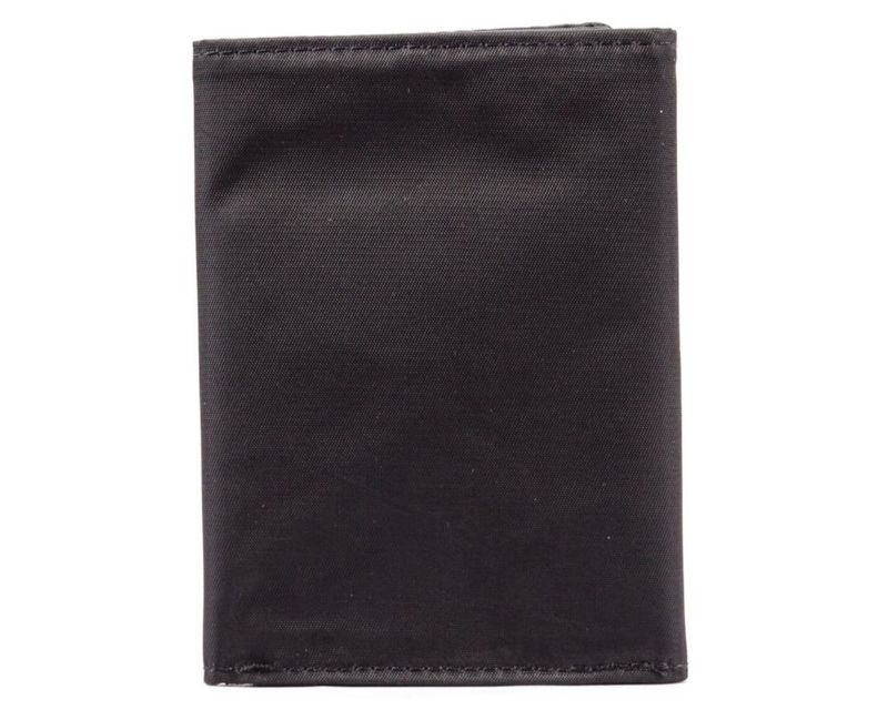 Billetera Big Skinny Tri-Fold Negra Capacidad para 25 Tarjetas