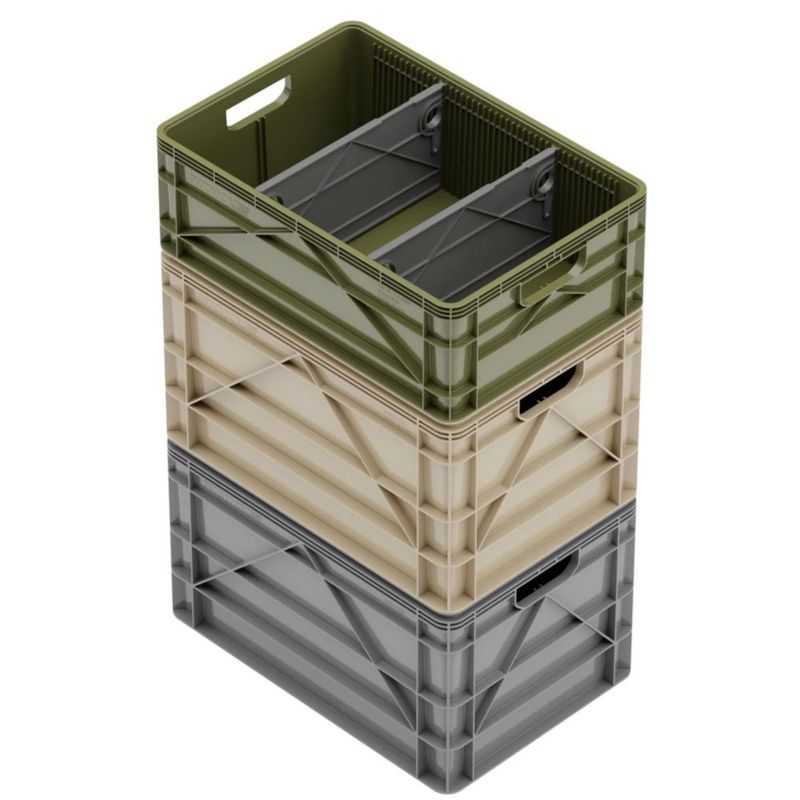 Cajas de Almacenamiento SIDIO Camuflaje Pack Variado Apilables