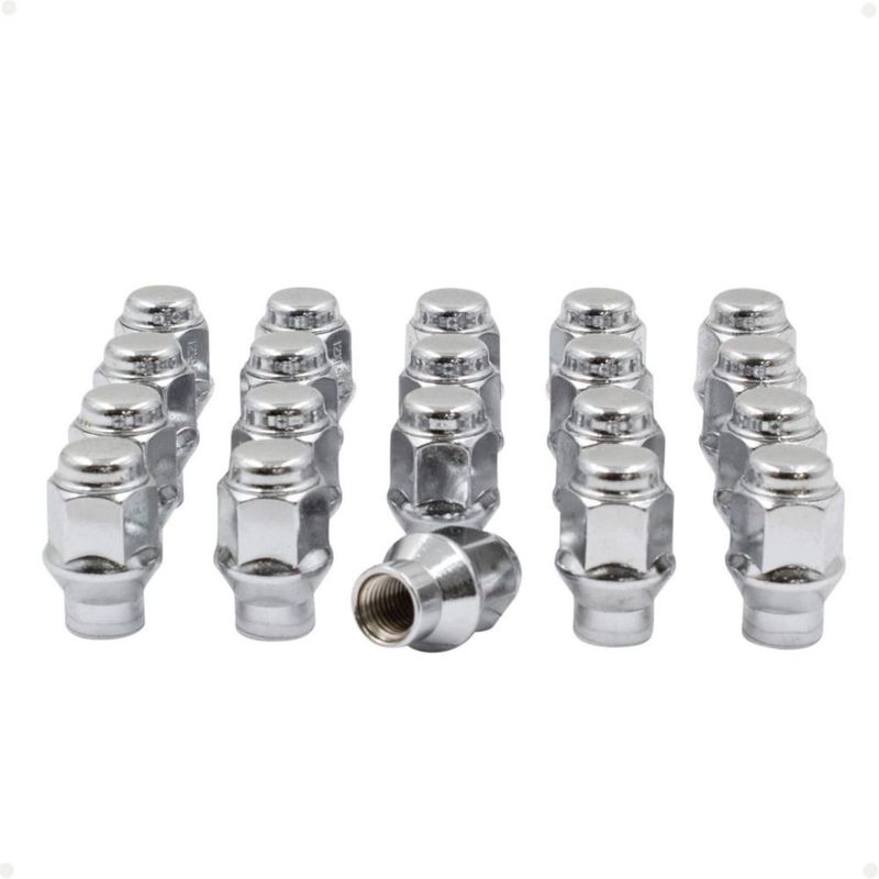 Tuercas de rueda - Accesorios para ruedas 1/2" 3.8 cm Cromo 19 mm Hexagonal