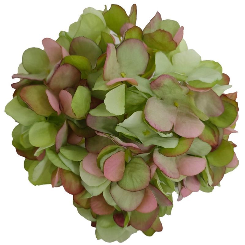 Flor artificial ARTIFIPLANT Hortensia verde 18 cm