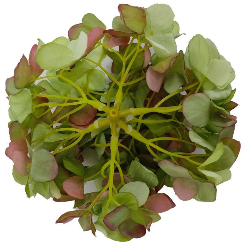 Flor artificial ARTIFIPLANT Hortensia verde 18 cm