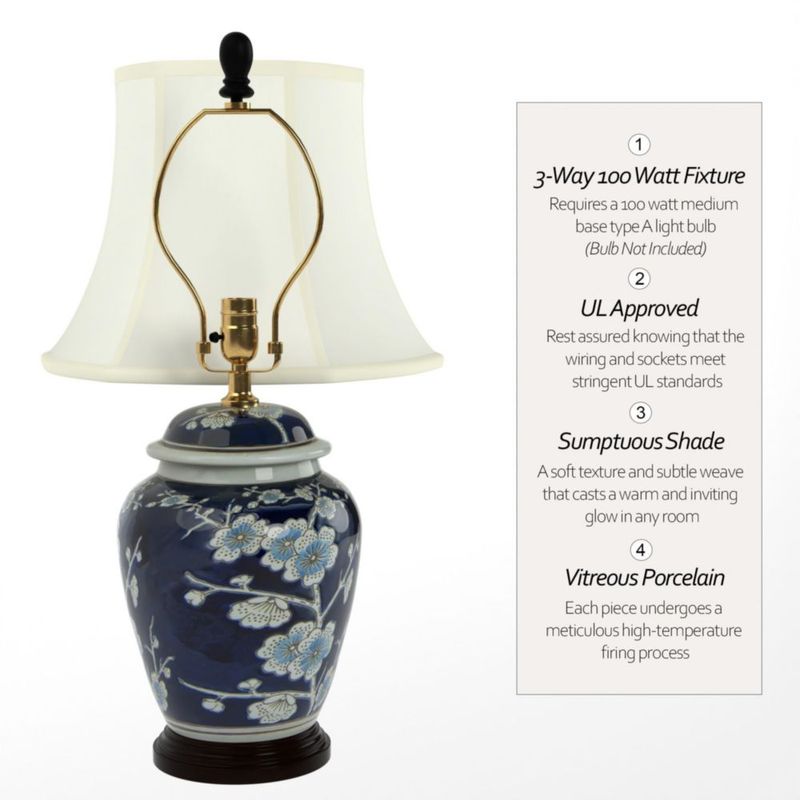Lámpara Red Lantern 56 cm Cerezo Azul