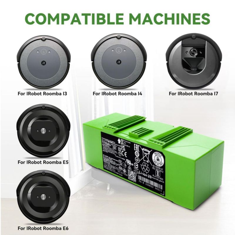 Batería RDSJ Roomba j9+ i8 i7 144 V 642 Wh