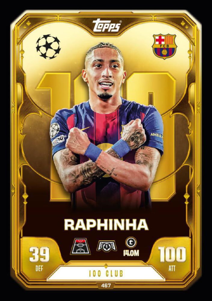 Paquete Eco de Cartas Coleccionables Topps Match Attax 2025/26