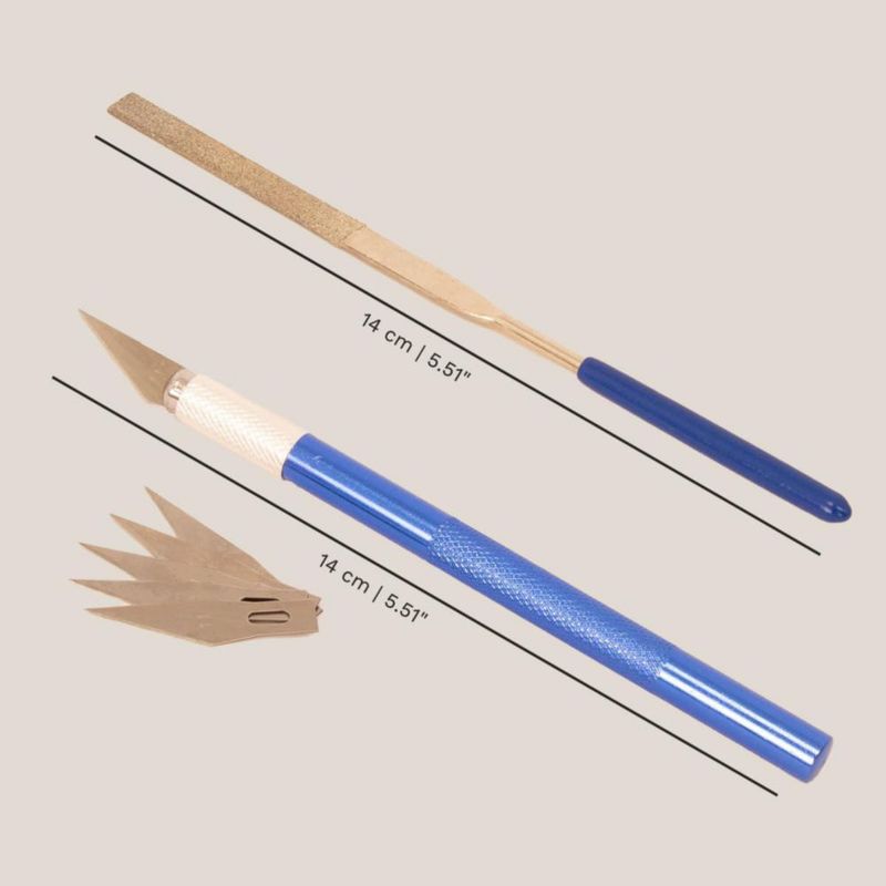 Kit de Herramientas Hartem de 8 Piezas para Modelismo