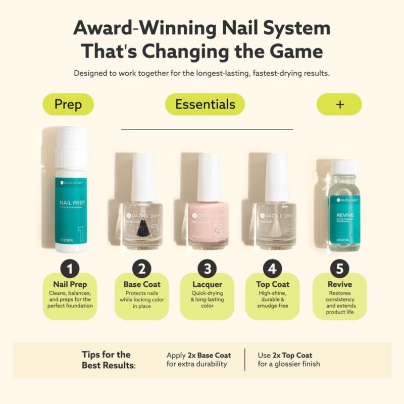 Esmalte de uñas Dazzle Dry Dream Come True 15 ml