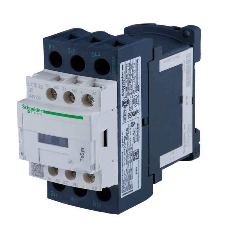 Contactor de CC Schneider LC1D32 32 A 24 V