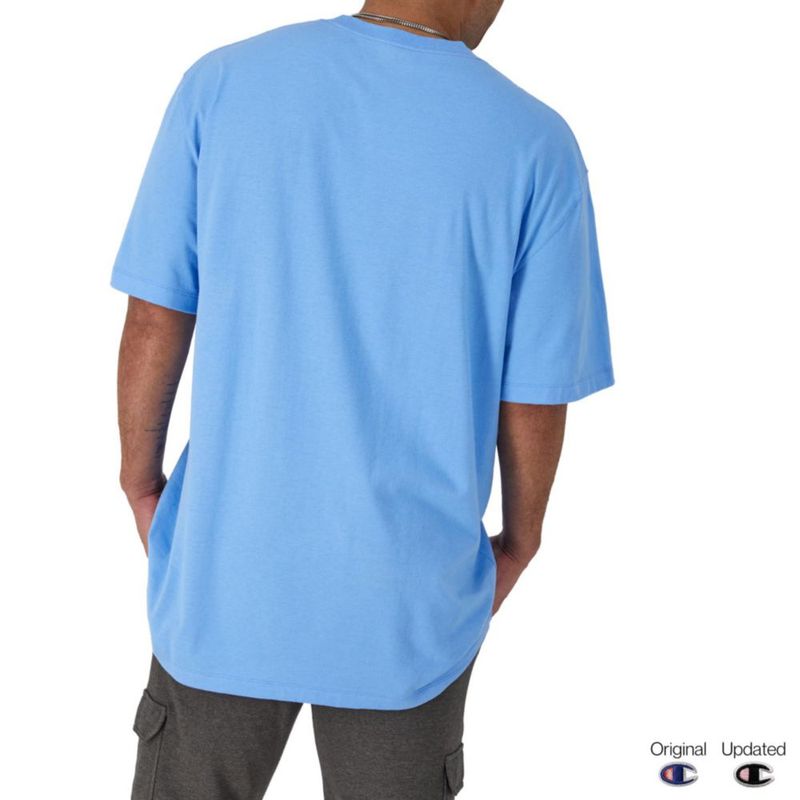 Camiseta Champion XXL Azul Suizo de Algodón