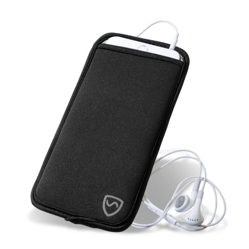 Funda para móvil SYB Bloqueador EMF XXL 11 x 19 cm negra