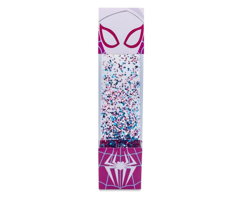 Lámpara con purpurina Marvel Spider-Gwen LED con alimentación USB 30 cm