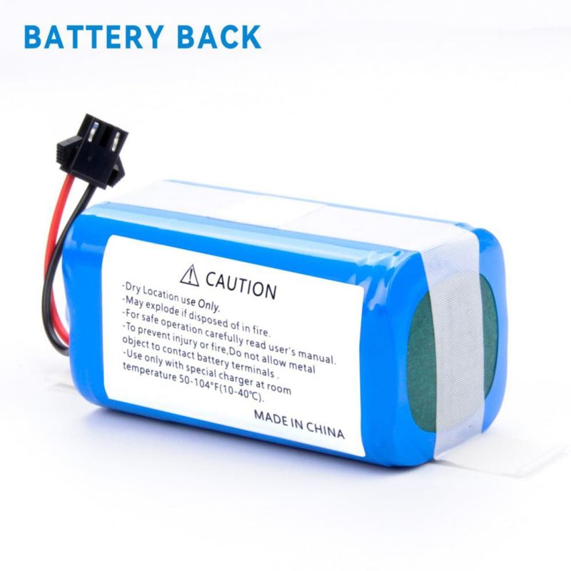 Batería RDSJ 12.8V 2000mAh de ion de litio para robot aspirador