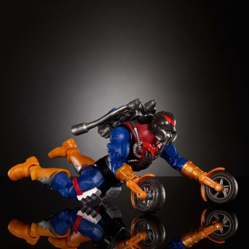 Figura de acción Masters of the Universe Masterverse Dragstor New Etheria 7 pulgadas (178 cm) 30 puntos de articulación rueda ballesta y mano extra
