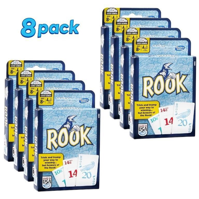 Hasbro Rook Juego de Cartas (Pack de 8)
