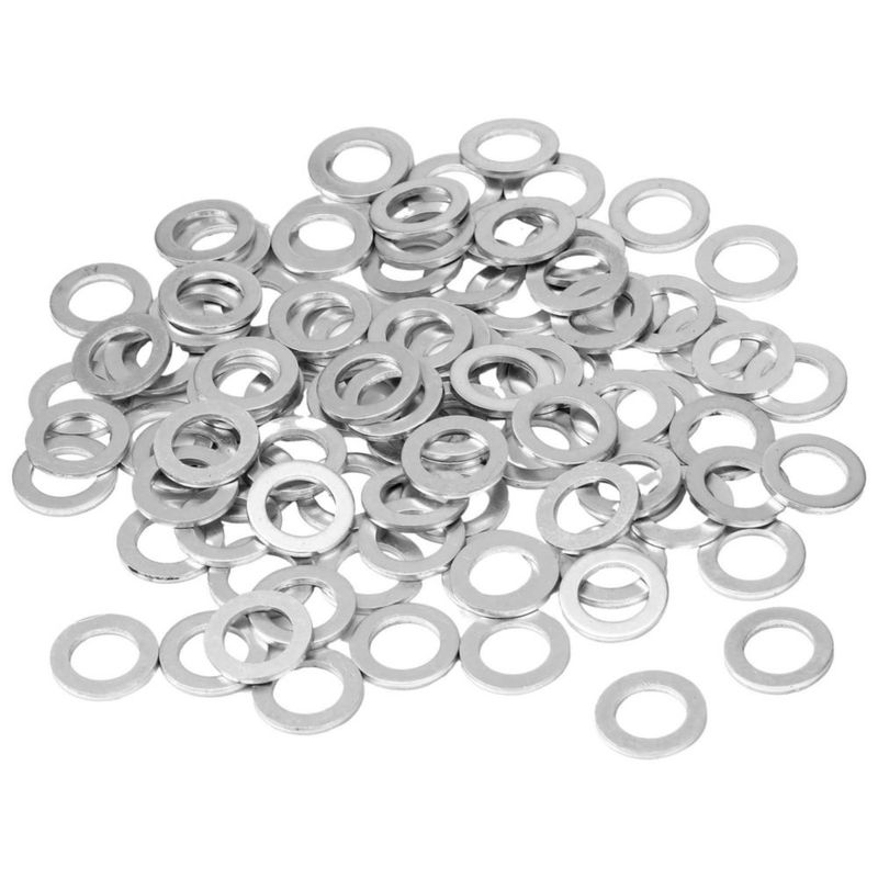 Arandelas Mudder 14 mm 100 uds Aluminio Ø 22 mm