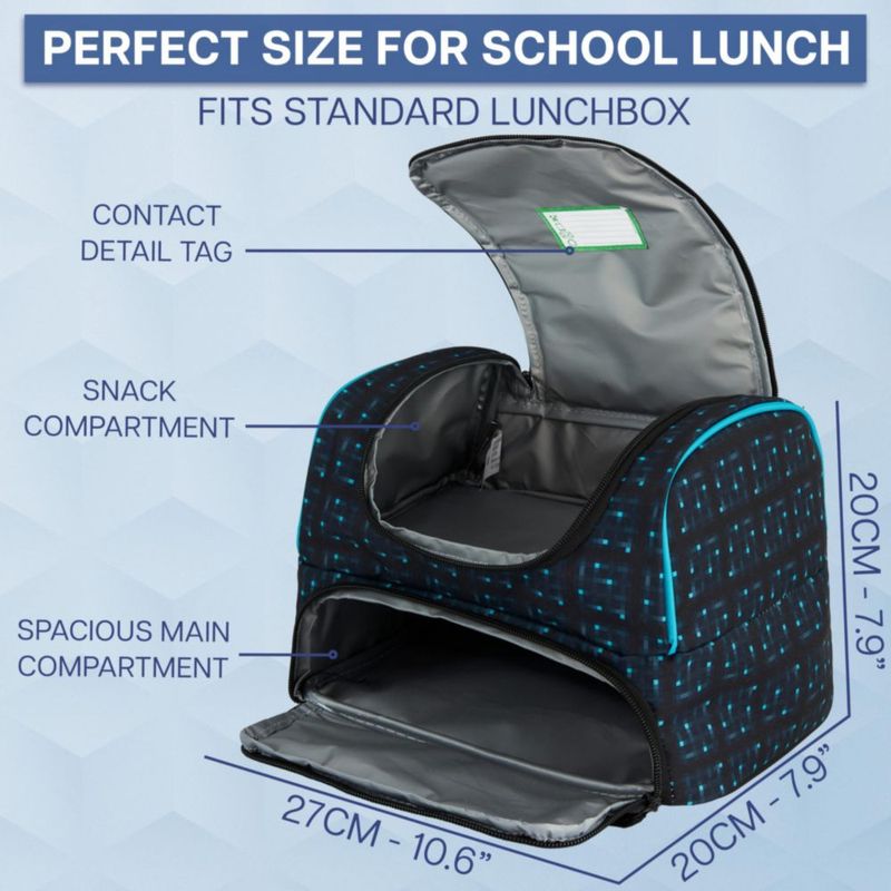 Bolsa de almuerzo Get Trend Minecraft de doble compartimento refrigerada