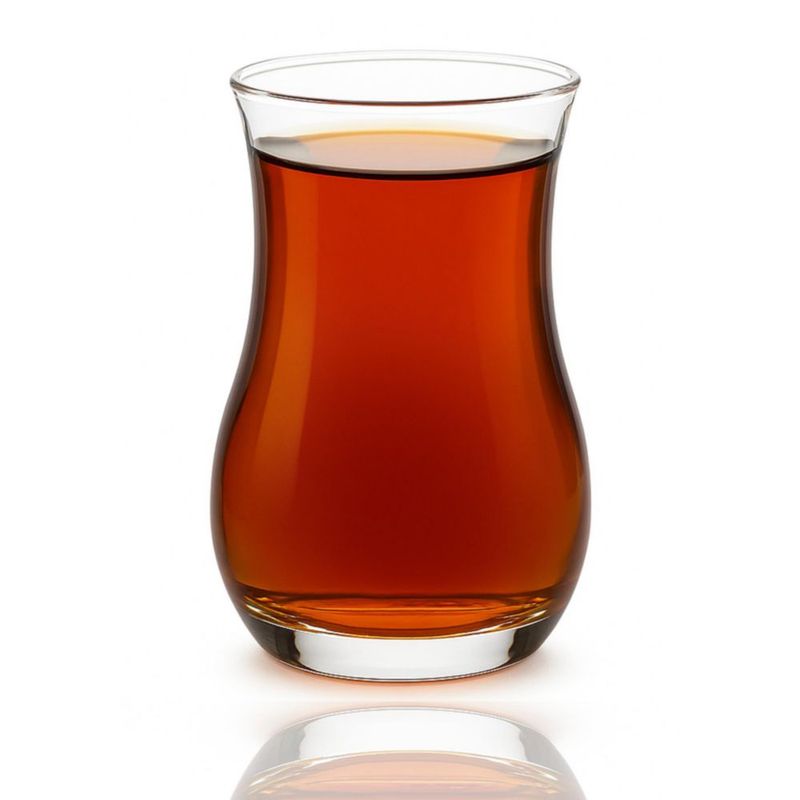 Juego de 6 vasos de té yersiz de 120 ml con cintura estrecha