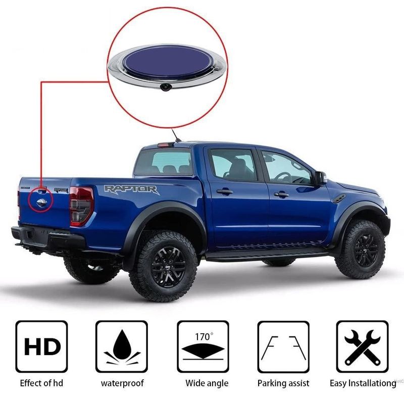 Cámara de retroceso CZSWCH para Ford F150/F550 2004-2016 (RCA)