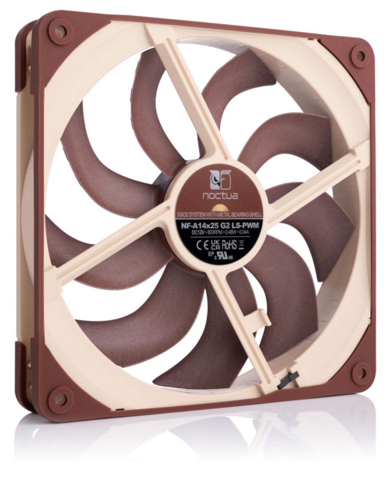 Noctua NF-A14x25 G2 LS-PWM Ventilador Ultra Silencioso de Alto Rendimiento 140 mm