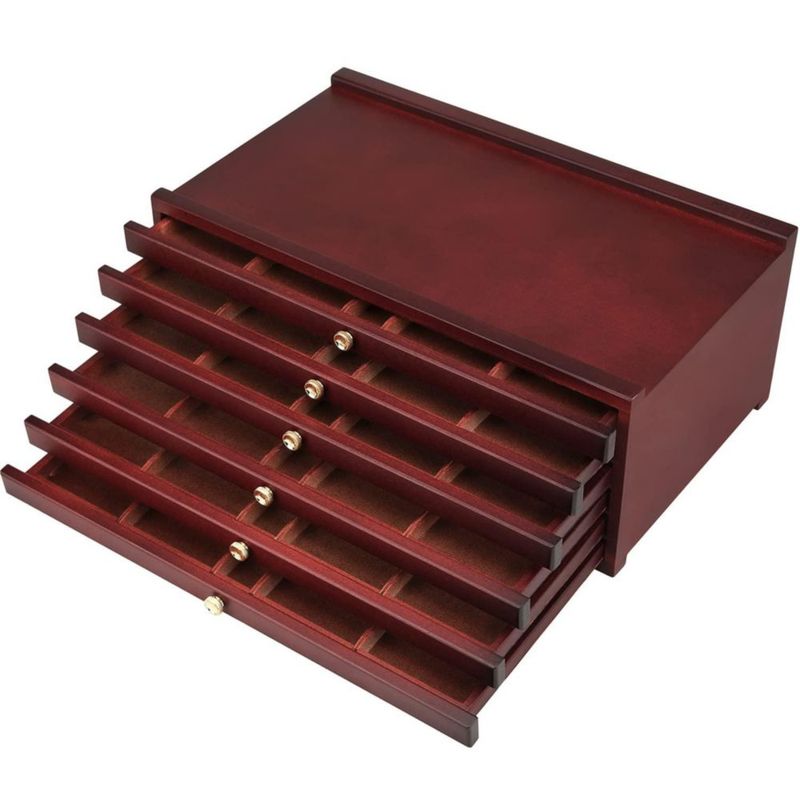 Cajonera MEEDEN de 6 cajones 40 cm de haya para almacenamiento de arte