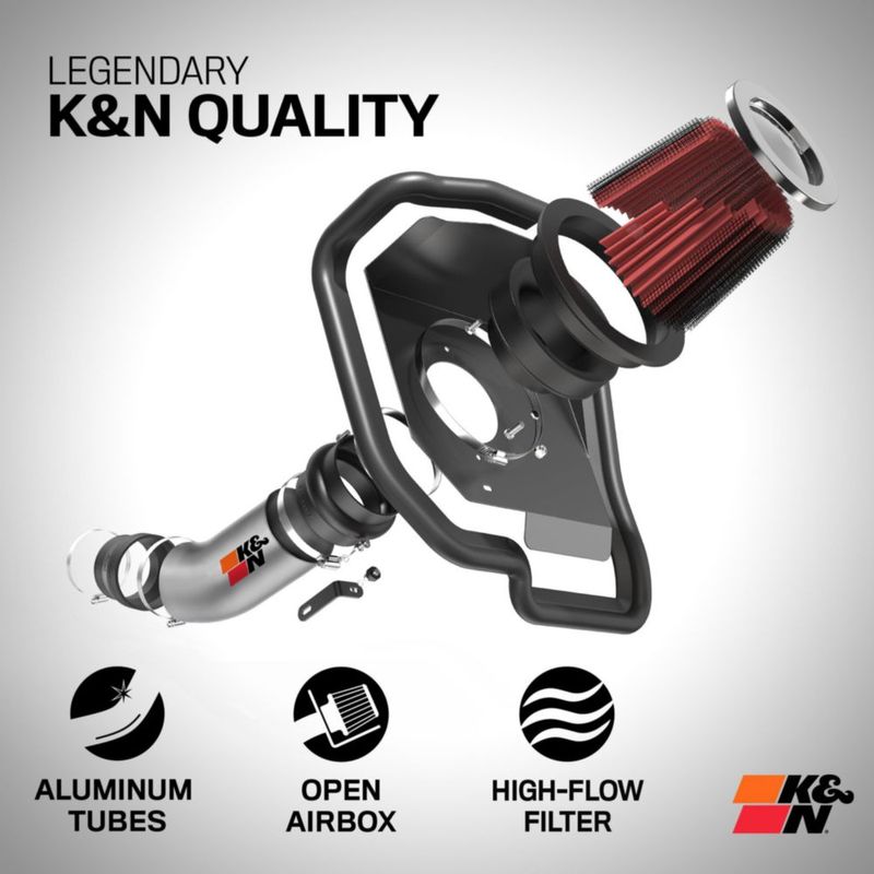 K&N Sistema de Admisión de Aire Frío: Filtro de Alto Flujo Aumenta Rendimiento y Potencia – Compatible con MINI Cooper S 2007‑2010 69‑2004TTK