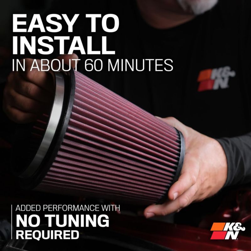 K&N Sistema de Admisión de Aire Frío: Filtro de Alto Flujo Aumenta Rendimiento y Potencia – Compatible con MINI Cooper S 2007‑2010 69‑2004TTK